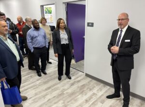 Bill Schuldt gives a tour of VLANJ's new Morris Plains location.